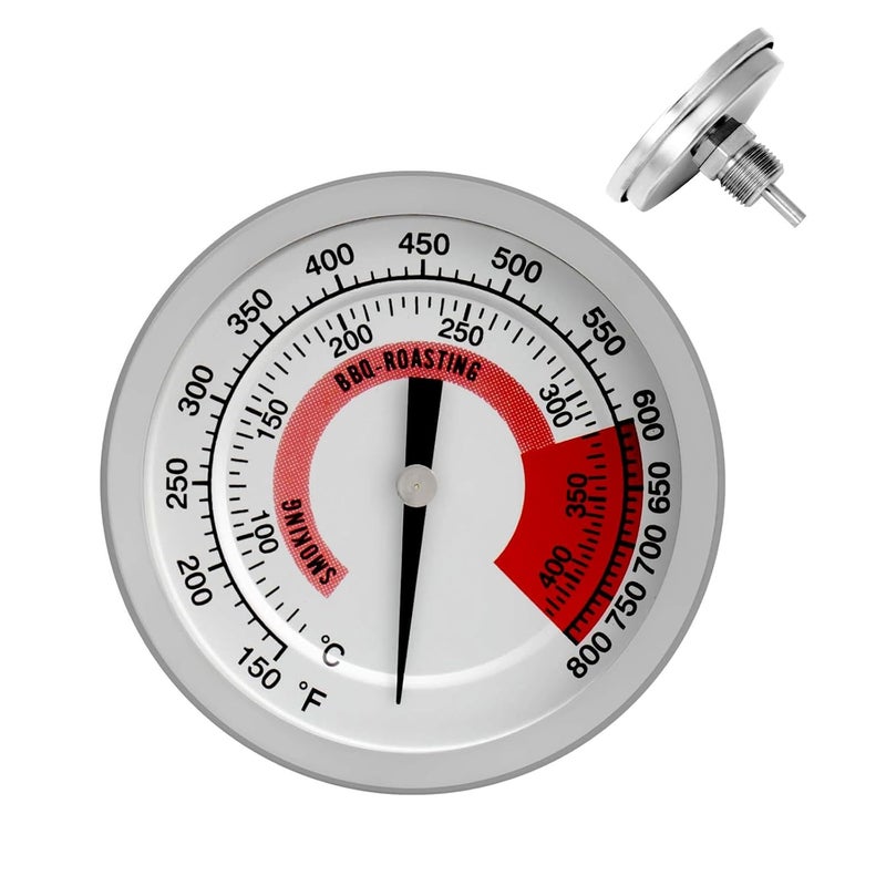 BQMAX 3 1/8" Grill Thermometer Replacement Parts for Kitchenaid 720-0733A, 720-0745, 720-0745B, 720-0787D, 720-0819, 720-0826, Grill Heat Indicator Temp Gauge for Nexgrill 720-0745 - Image 1